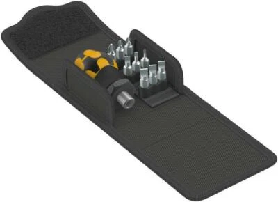 Wera KK Stubby ESD 1 Kraftform 10 Piece 1/4" Screwdriver & Assorted Bits, 057472