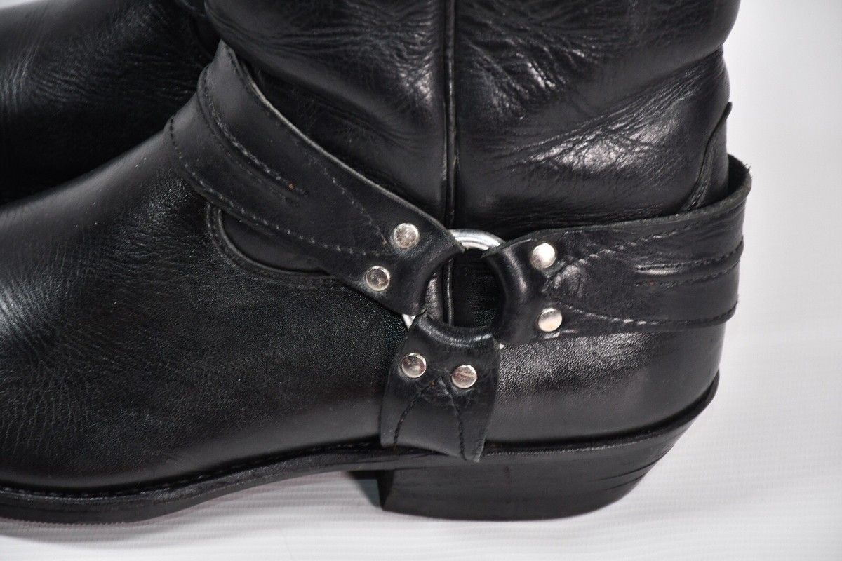 Sancho Black Leather Cowboy Boots size 41 / US 10.5-11 | eBay