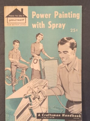 #ad #ad Vintage 1950s Sears and Roebuck Craftsman Tools Catalog Power Painting Manual $16.95