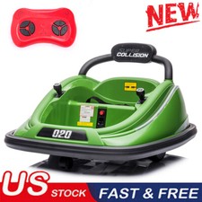 12V Electric Ride On Car Kids Bumper Car 360  Rotation w/ Remote Kids Gifts US