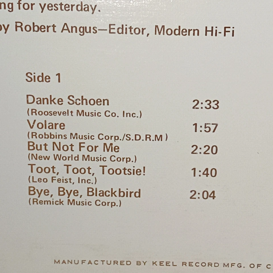Wayne Newton Danke Schoen LP Vinyl Record 1967 Vintage Stereo SPC-3460 - Image 4 of 4