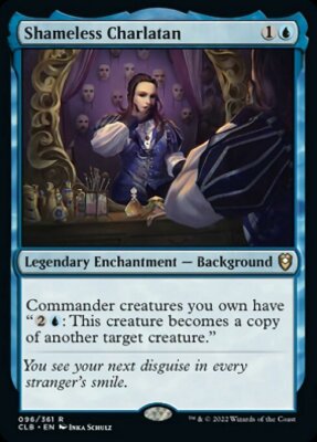 MTG Baldur's Gate R Shameless Charlatan #096