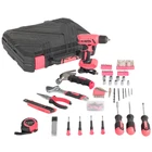 8V Electric Drill Power Tool Cordless Screwdriver 146PCS Drill Set with Case