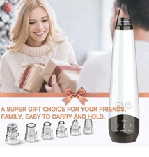 Electric Cleaner Face Blackhead Remover Pore Vacuum Suction White Heads - A0083