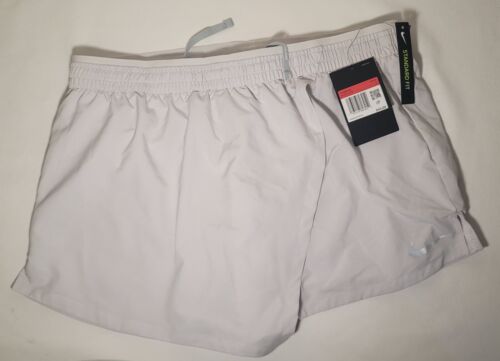 Nike BV3171-078 Women's Sz Large Vast Gray Tempo Lux Running Skort Shorts NWT - Afbeelding 1 van 9