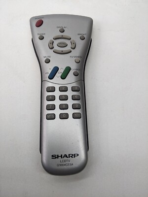 Sharp G1664CESA LCDTV Remote Control  Replacement Remote  Pre-owned Tested