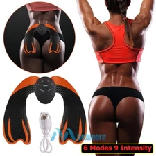 6 Modes Hip Trainer Electric Muscle Stimulator EMS Massage Machine ABS Butt Lift