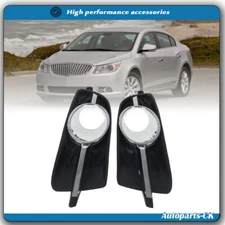 Left and Right Fog Light Lamp Trim Bezel Cover For Buick LaCrosse 2010 2011-2013