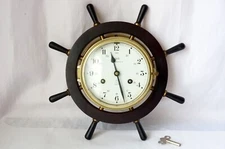 VINTAGE SCHATZ ROYAL MARINER GERMAN 8 DAY SHIP'S CLOCK