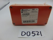 1590BOR 1590 BOR Hammond Manufacturing Die Cast Enclosure Painted Orange