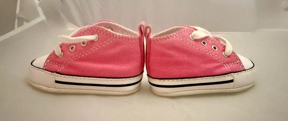 Zapatos de cuna Converse Chuck Taylor All Star para bebé - Talla 1 - Rosa - Sin caja Foto 4 de 4