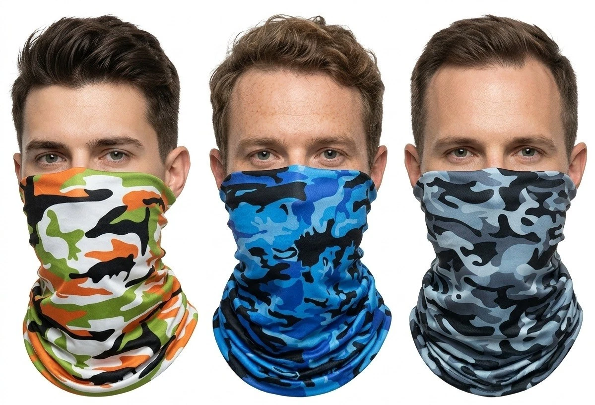 Bufandas camuflaje multifunción - Alta Calidad - Envío Rápido