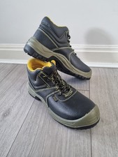 Best Black Yellow Womens Size 6 Steel Toe Cap Safety Work Boots