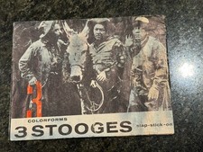 3 Stooges Colorforms Booklet Only For Large Set