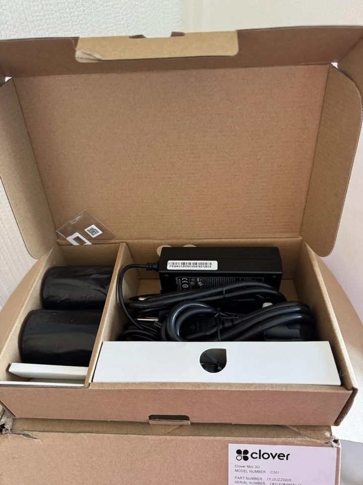 Clover Mini 3G Label Printer Credit Card Reader Touch Screen Flex Card Machine - Image 3 of 4