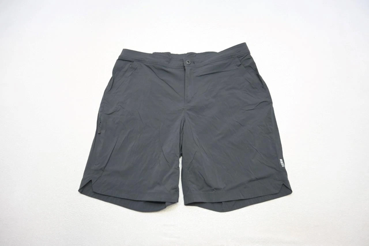 REI Coop Outdoors Cargo Shorts Black Fishing Nylon Stretch Camping Mens Size XL
