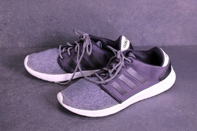 Adidas Sneaker CF QT Racer Damen Sportschuhe Gr. 38   schwarz grau  Mesh BS724