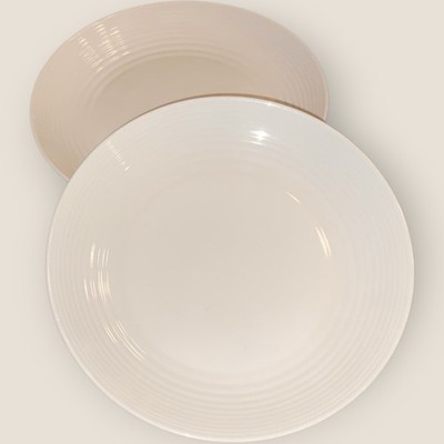 Gordon Ramsay Royal Doulton Maze 2x Speiseteller 11'' weiß guter Zustand