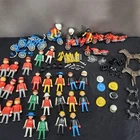 Vintage 1981 Playmobil Esso Gas Station Set Lot Vintage Action Figure