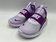 Nike Flex Runner 4 Girl's Size 12c Purple Slip On Running Sneakers New