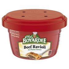 Chef Boyardee Beef Ravioli in Pasta Sauce, Microwave Food, 7.5 OZ Microwaveable