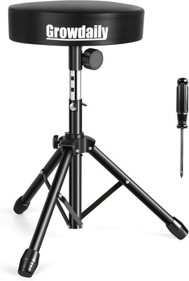 Growdaily Drum Throne,Adjustable Stool Drum | Universal Drum Throne Drummer Stoo