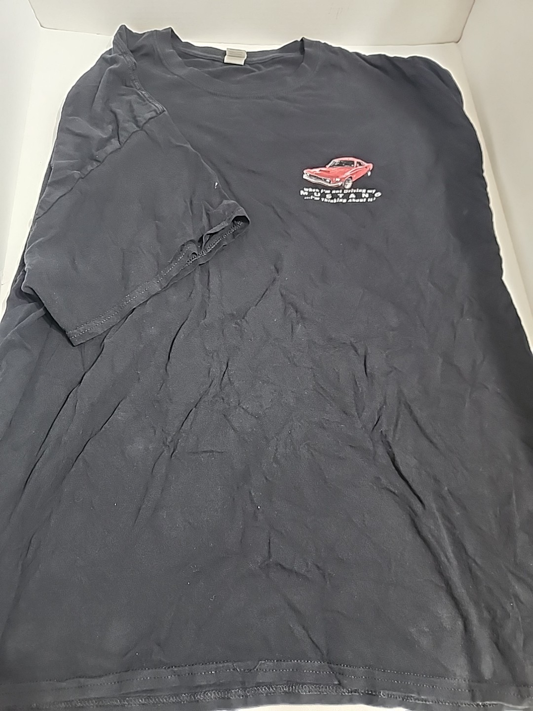 PONY T shirt grafica Ford Mustang 2 lati fastback uomo taglia 3XL