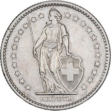 [#1166838] Switzerland, 2 Francs, 1976, Bern, Copper-nickel, AU, KM:21a.1