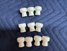Ikea Drawer Wooden White Knob 10 Pieces