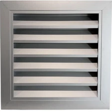 Byson 20" x 20" Aluminum Gable Vent - Weatherproof with Steel Mesh