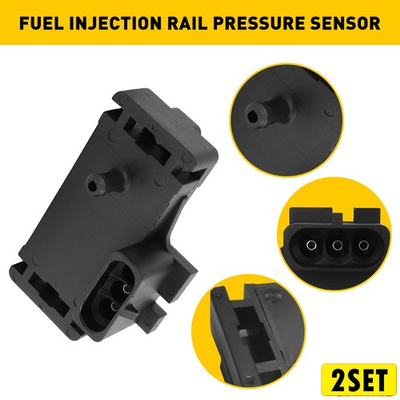 #ad 2Set Manifold Absolute For Sensor Pressure Honda Cadillac Jeep Chrysler Chevrole $26.50