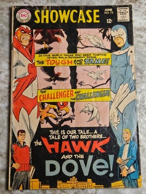 Showcase #75 1968 DC Comics 1st appearance of Hawk and Dove
