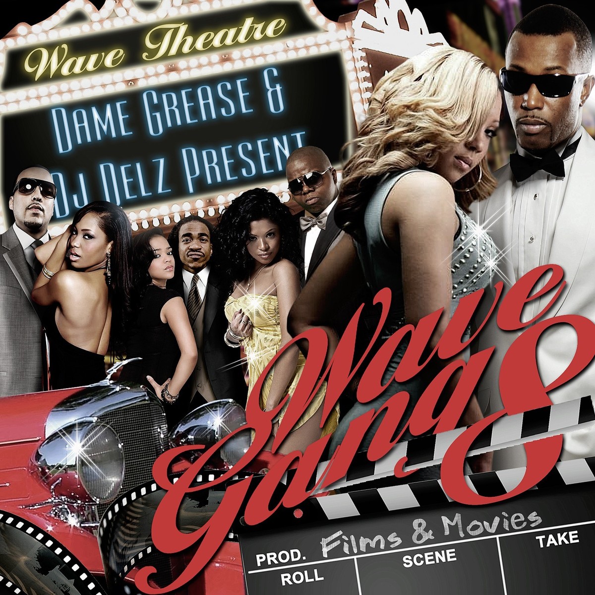 DJ DELZ DAME GREASE MAX B WAVE GANG MUSIC 8 RARE MIXTAPE MIX CD