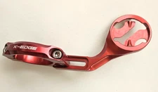 K-Edge Garmin Mount Red, 31.8mm Clamp, Adj:  65-80mm, NOS