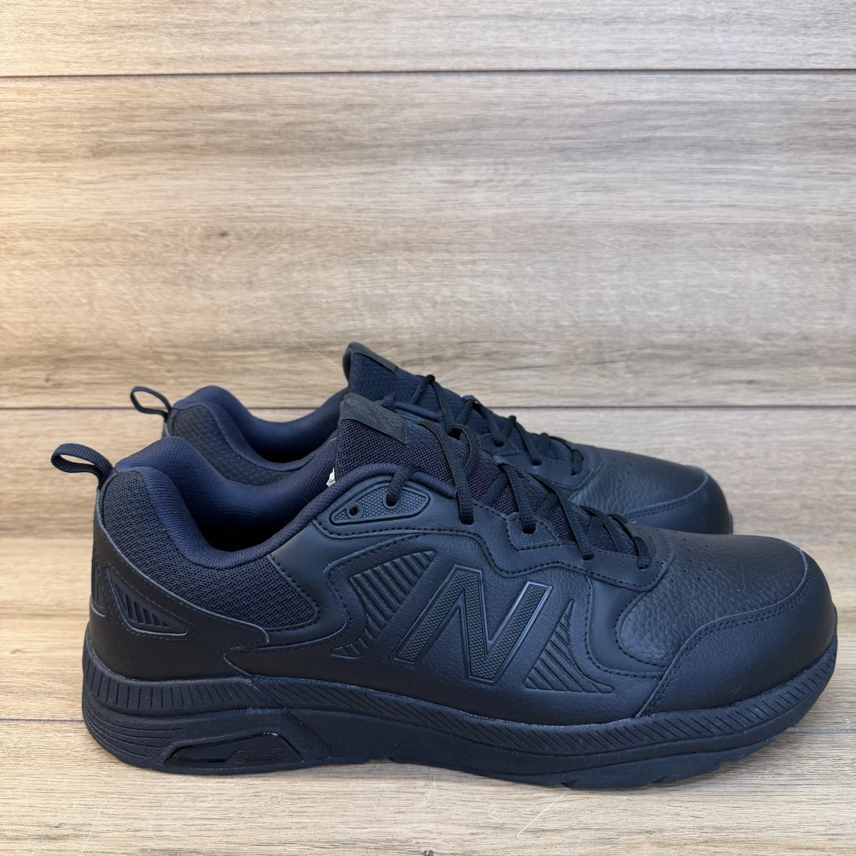 New Balance All Black MX857AB2 Men\'s Cross-Training Shoes Slip Resistant WIDE New Balance 857v2 Black | eBay main image 2