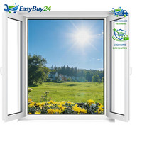 Fliegengitter Fenster Insektenschutz Zuschneidbar 130 X 150 Cm Schwarz 2 StüCk