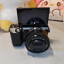 Sony Alpha NEX-5R 16.1MP Mirrorless Digital Camera w/16-50mm Lens Black Enlish