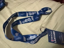 Los Angeles Dodgers 2025 World Series Back 2 Back Champions Lanyard 20”