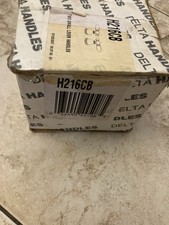 Delta H216CB Victorian Metal Lever Handles CHROME  GOLD  . Finish - NEW NOS