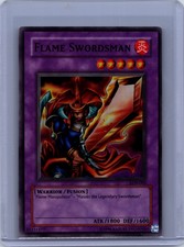 Flame Swordsman Unlimited Super Rare The Legend of Blue Eyes White Dragon LOB-00