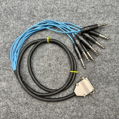 Elite Core 25-pin D-Sub DB25 to 8 XLR Male 5' Audio Cable Breakout Snake 5ft