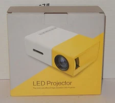 Artlii YG300 Mini Portable LED Projector HDMI USB AV MicroSD 1080p Support