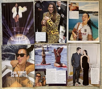 DUA LIPA Clippings Sammlung Zeitschriften UK Hello Time Pack 4