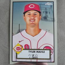 Topps 2021 Chrome Platinum Tyler Mahle Reds Base Set #383 Baseball Card