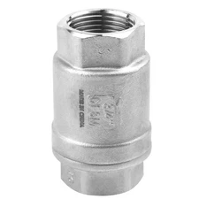 3/4 Inch Vertical Check Valve SUS304 Spring Loaded Check Valve in-line Low