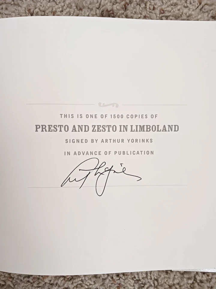 Presto and Zesto in Limboland by Sendak and Yorinks/Yorinks signed limited Ed. - Image 2 of 3