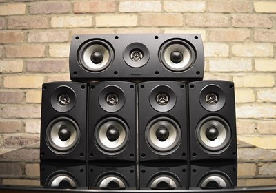 Paradign CINEMA System, 5 Compact Satellite Speakers plus a Powered Subwoofer