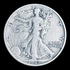 1942 Liberty Walking Silver Half Dollar