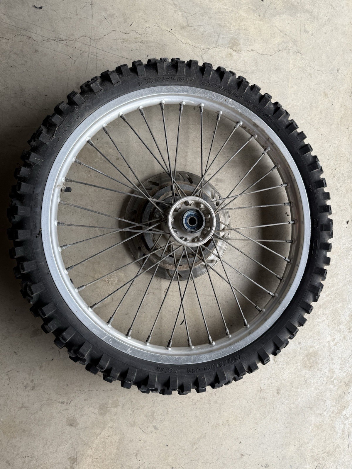 Kawasaki KDX200 KDX 200 Front Mag Rim Wheel Enkei Oem Genuine Original 21x1.60