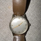 RARE Wittnauer VTG 1950s 10k Rolled Gold Mens Wrist Watch Swiss Working
